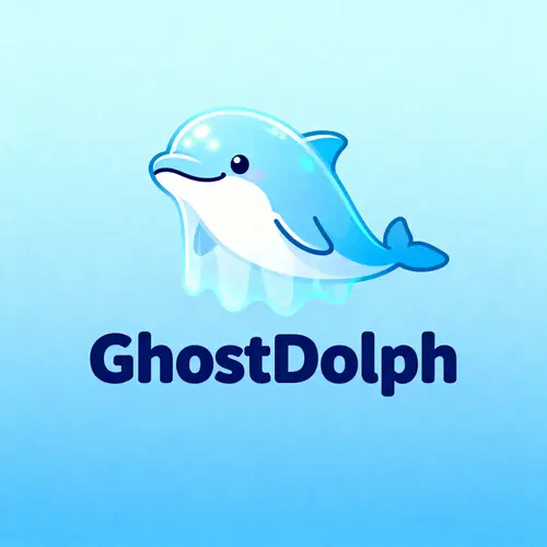 GhostDolph: Unique Meme Coin Logo Design