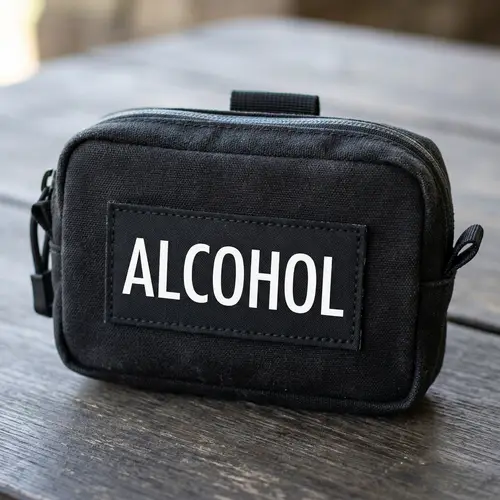 Premium Alcohol Pocket | Elegant Leather Design