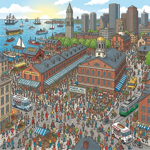 Waldo Scenes in Boston: Find the Hidden Characters