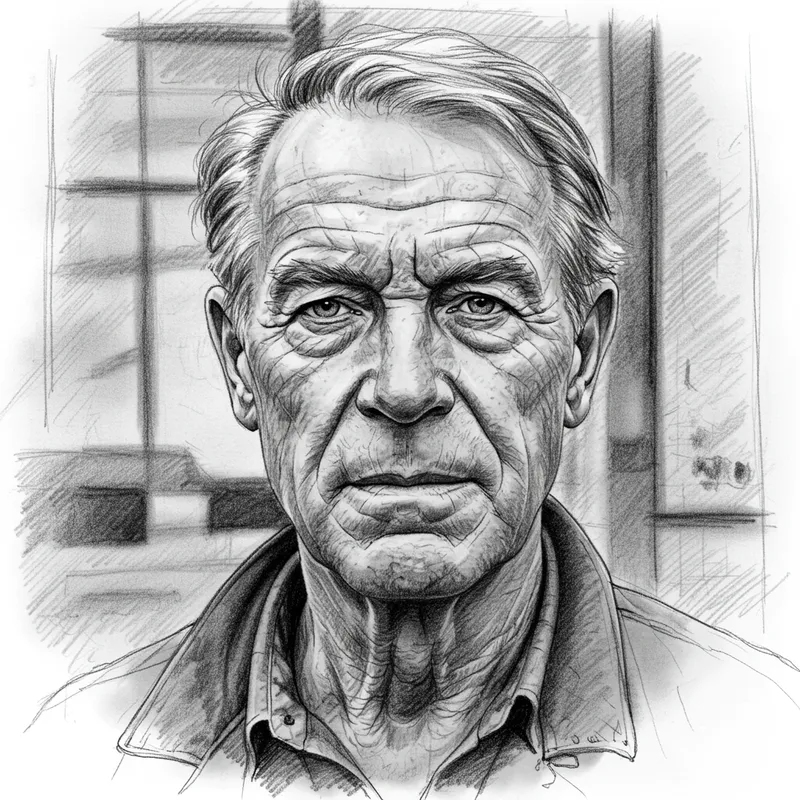 Transform Photo to Sketch and Age 20 Years