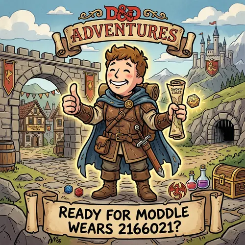 D&D Adventure Mascot: Moddle Character Design