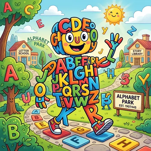 Cartoon Character: The Letter O-M-G