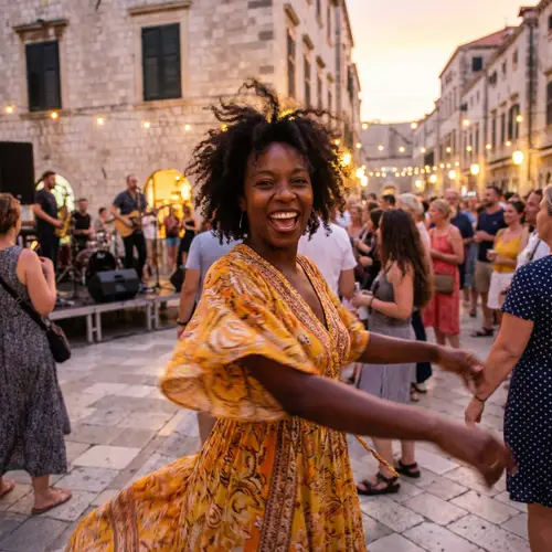 Captivating Black Woman Dance Performance