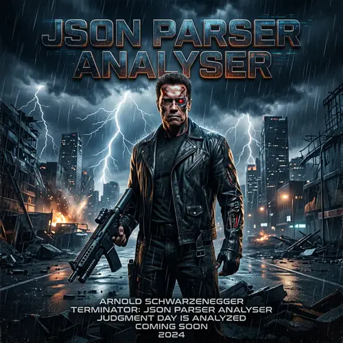 Terminator Movie Poster: Json Parser Analyser