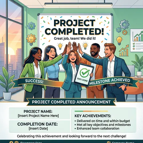 Project Completion Announcement