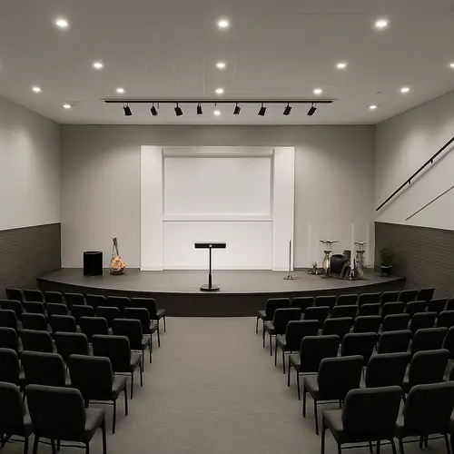 Modern Sanctuary Redesign with Stadium Seating