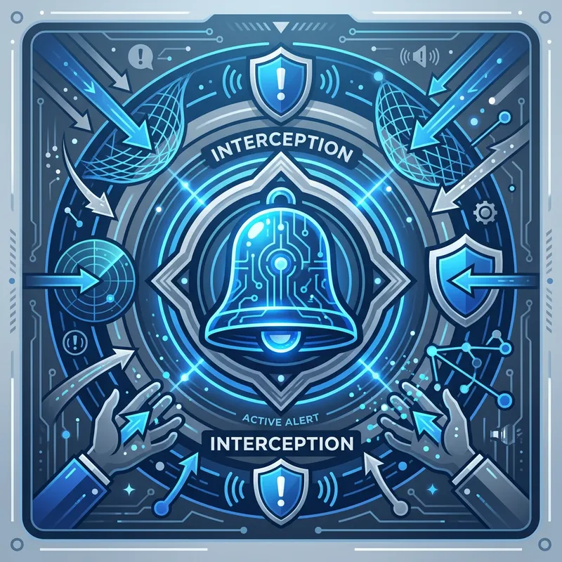 Modern Bell Interception Design | Blue & Gray Palette