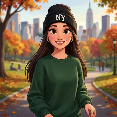 Disney Princess with Brown Eyes and Long Straight Dark Brown Hair