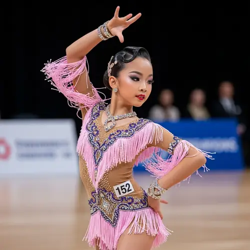 Junior Ballroom Dance Costumes for Latin Program