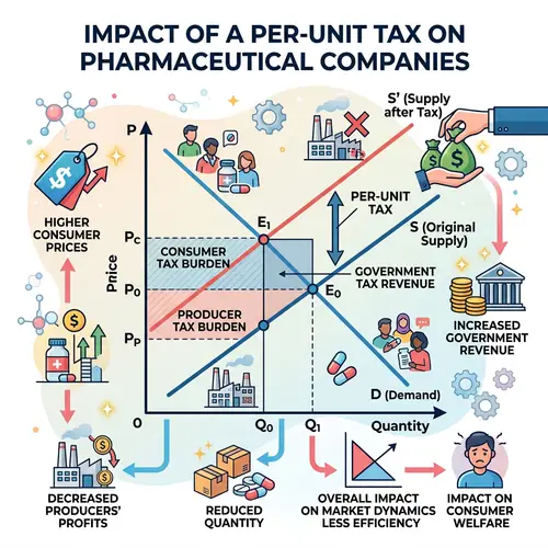 Per-Unit Tax on Pharmaceutical Companies: Impact on Market Dynamics