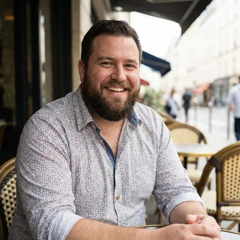 35-Year-Old Overweight Man Without Mustache