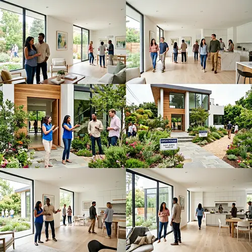 Modern Open House with Serene Garden Views