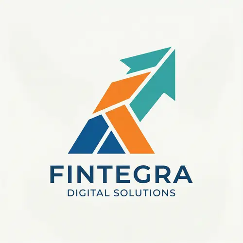 Minimalistic Financial Technology Logo Design