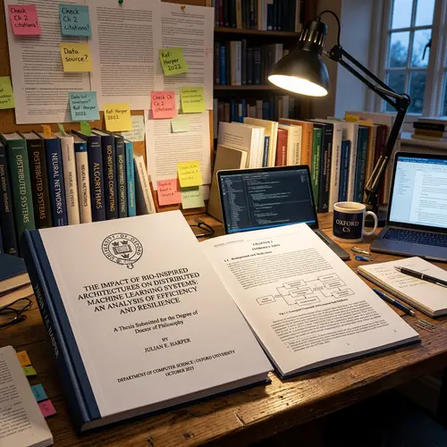 Academic Style Thesis Paper | University Emblem & Author's Name