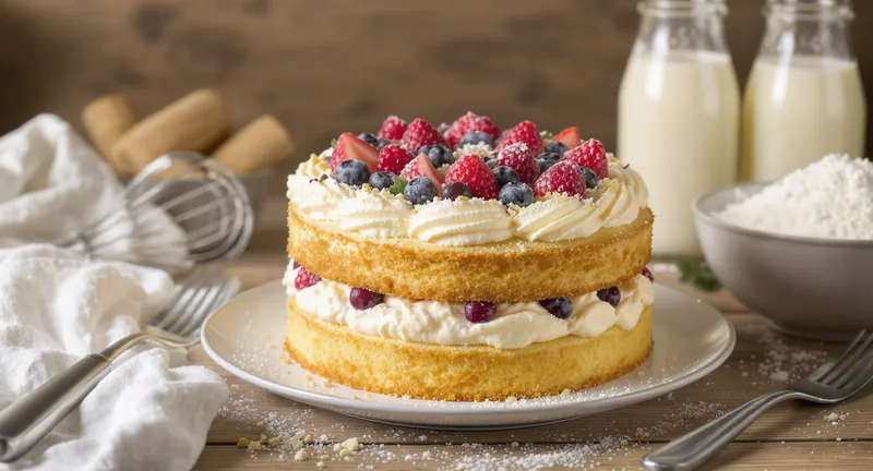 Delicious American Vanilla Cake Recipe