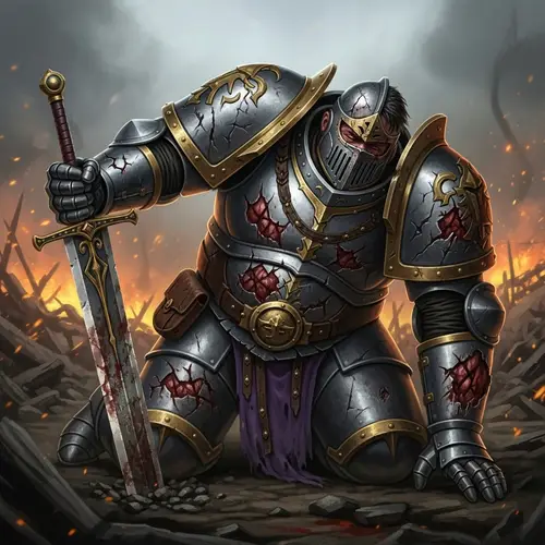 The Fallen Protector: A Desperate Warrior's Tale