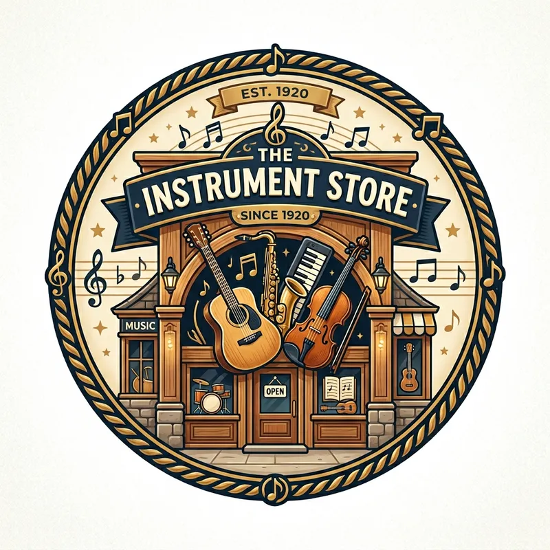 Instrument Store Icon Design