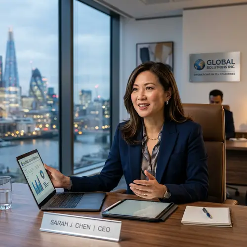 AI Face of Female CEO in a Global Role