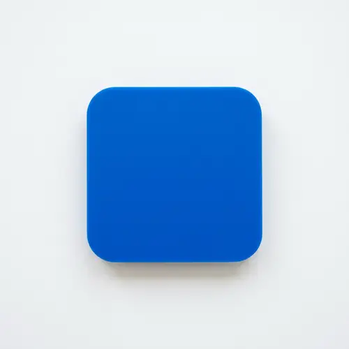 Blue Square with Rounded Corners