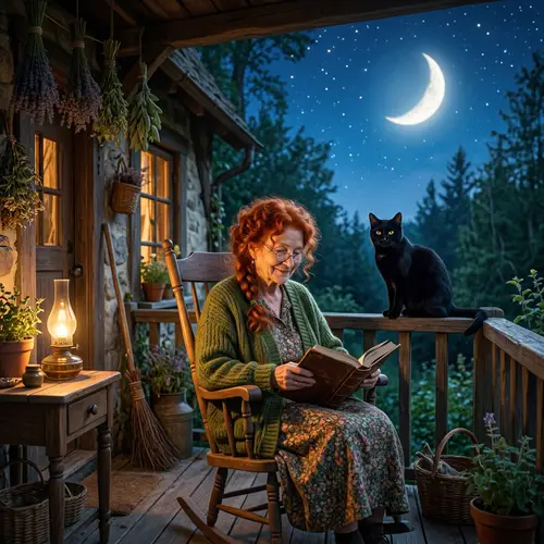 Witch, Cat, and Moon: A Magical Tale