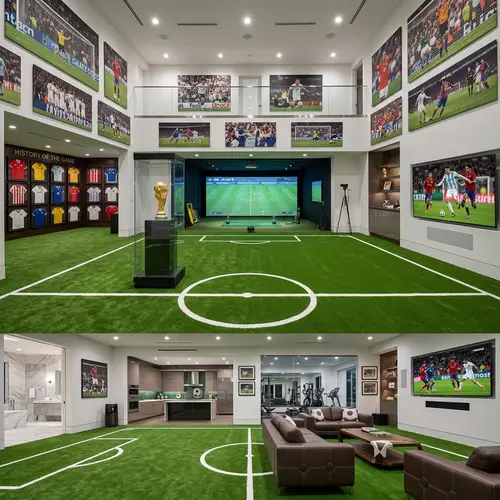 Luxurious Soccer-Themed House Showcase | Elite Football Mansion