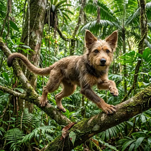 Discover the Unique Dog-Monkey Hybrid Creature