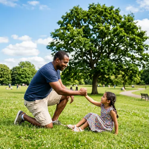 Servant Leadership: Helping a Child Stand Up