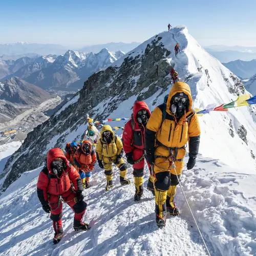 Climbing Mount Everest: A Mountaineer's Journey