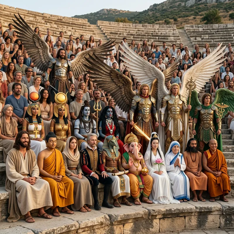 Amphitheater Portraits of Spiritual Figures Amphitheater Portraits of Spiritual Figures