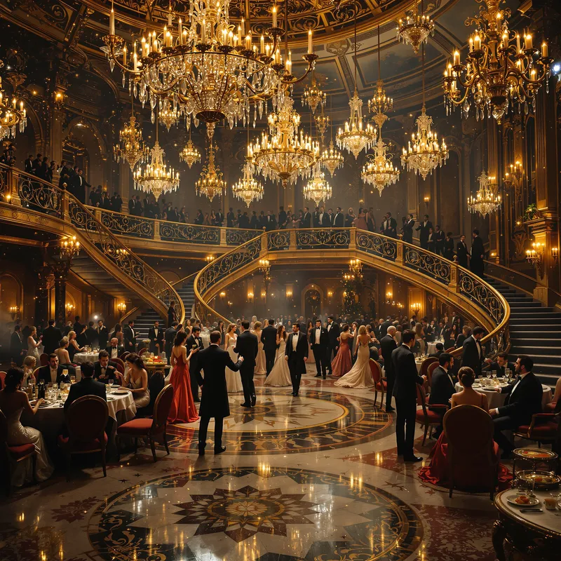 Opulent Victorian Mansion: A Night of Suspense and Elegance Opulent Victorian Mansion: A Night of Suspense and Elegance