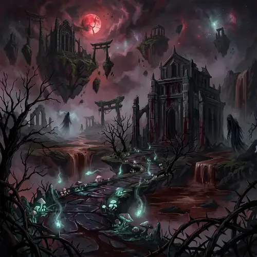 Enchanting Spiritual World of Bloodiness and Horror