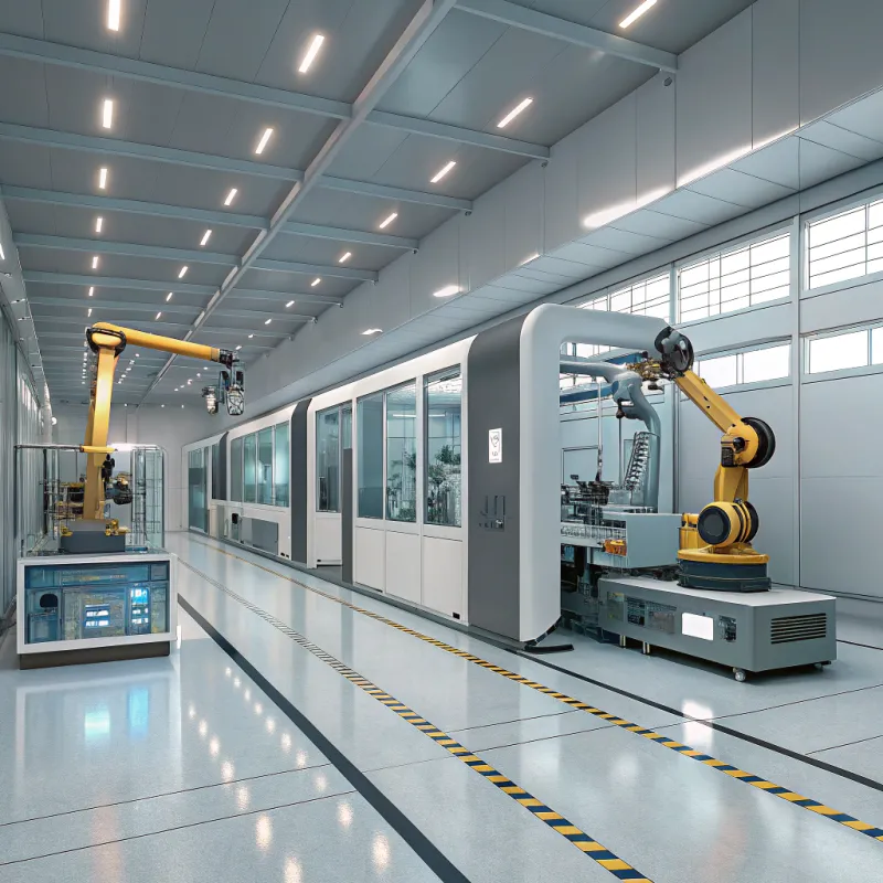 Futuristic Industrial Training Facility Design Futuristic Industrial Training Facility Design