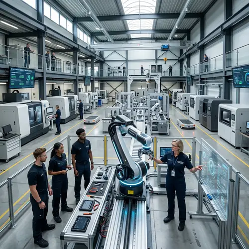 Futuristic Industrial Training Facility Design