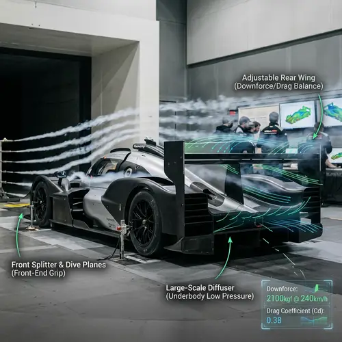 Aerodynamic Racing Car Design for High-Speed Performance