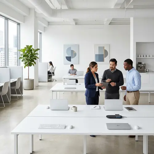 Corporate Values Embraced in Minimalist Environment