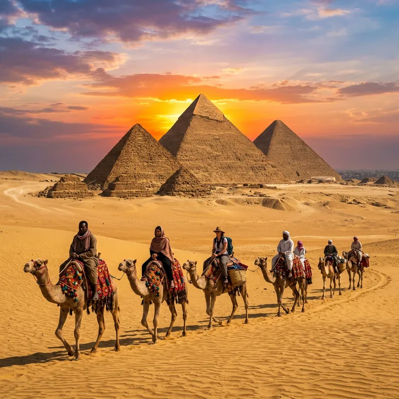 Exploring Ancient Egypt: Pyramids, Camels, and Mysteries