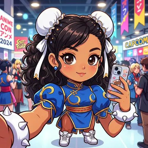 Chibi Anime Girl in Chun Li Costume – Cosplay Showcase