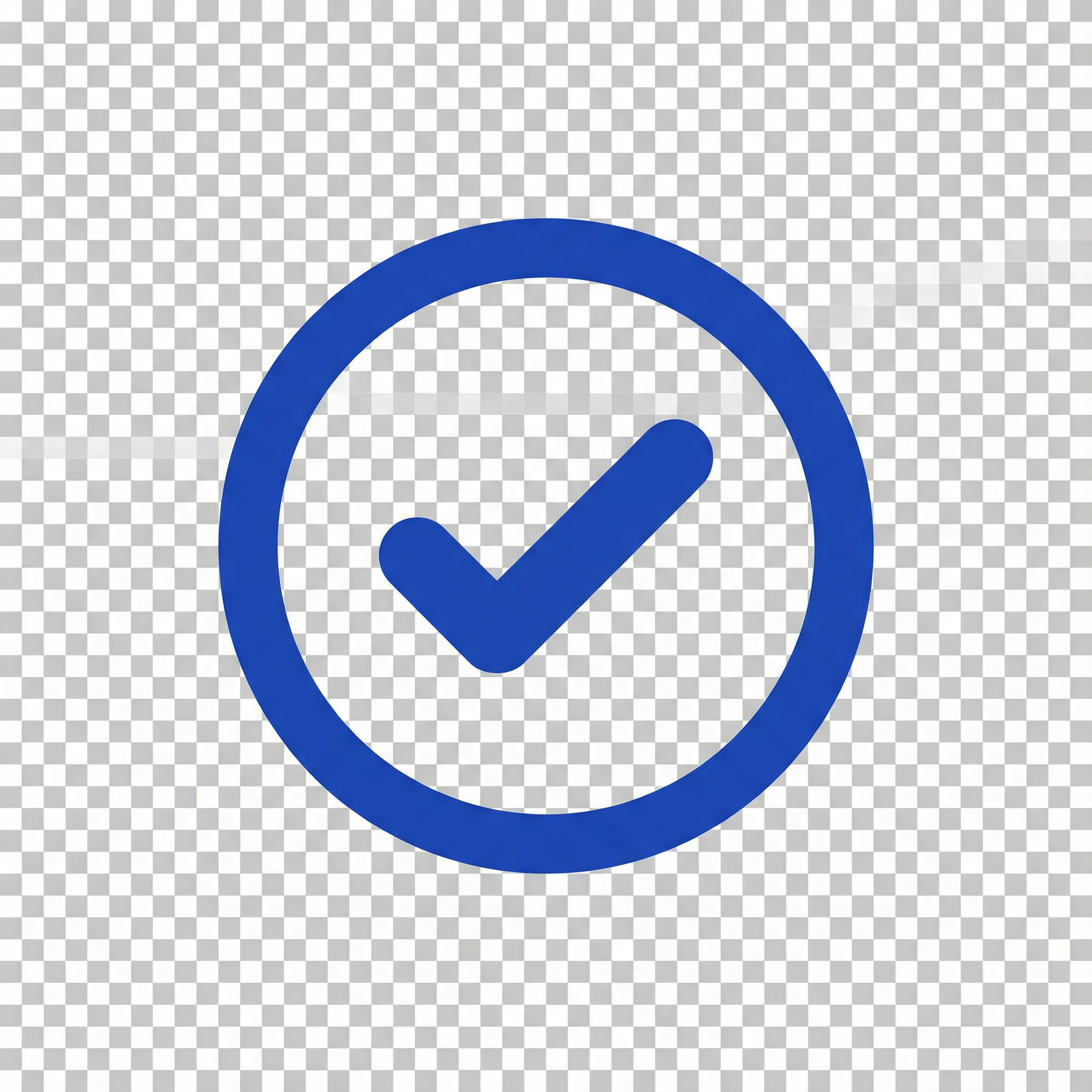 Check Mark Png Blue