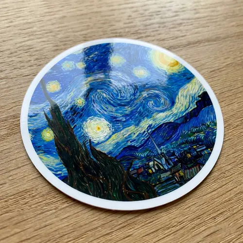 Vincent Van Gogh Classic Painting Sticker Design