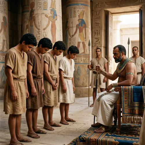 Brothers Bowing in Shame Before Egyptian Minister