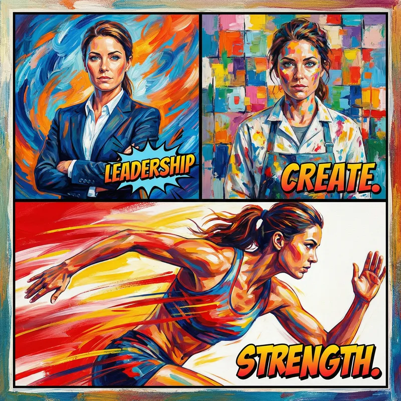 Versatile and Empowering: Capturing Multi-Faceted Woman's Strength