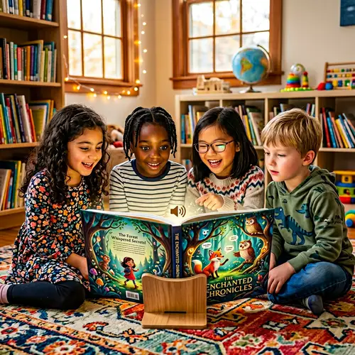 Engaging Children's Book Illustrations with Vibrant Colors & Intricate Details