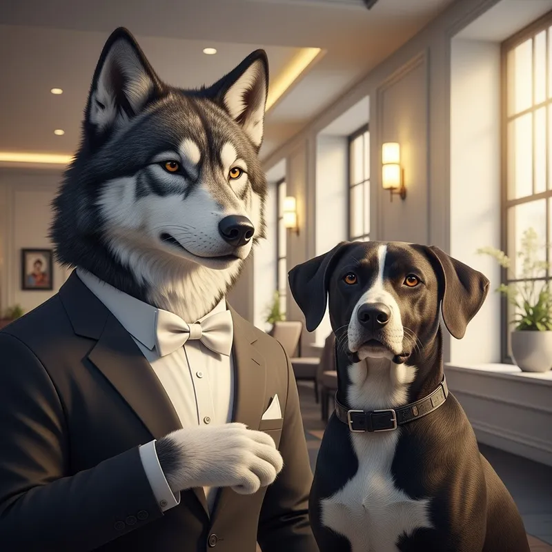 Elegant Hotel Mascot Design Services