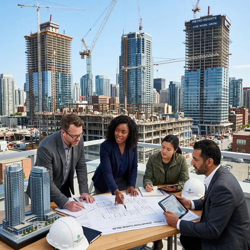Innovative Real Estate Professionals Crafting Urban Skyline