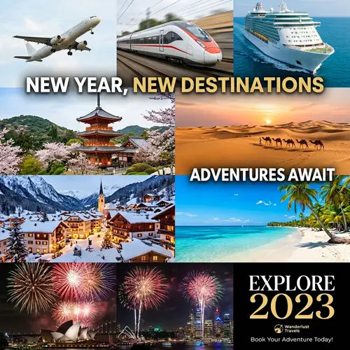 Captivating Instagram Reel: New Year Travel Adventures 2023