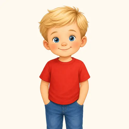 Meet Judah: Friendly 4-Year-Old Character Design
