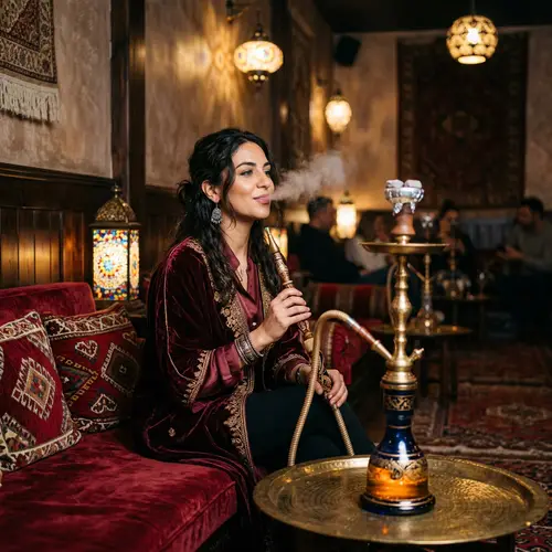 Elegant Ottoman Lounge Bar Experience