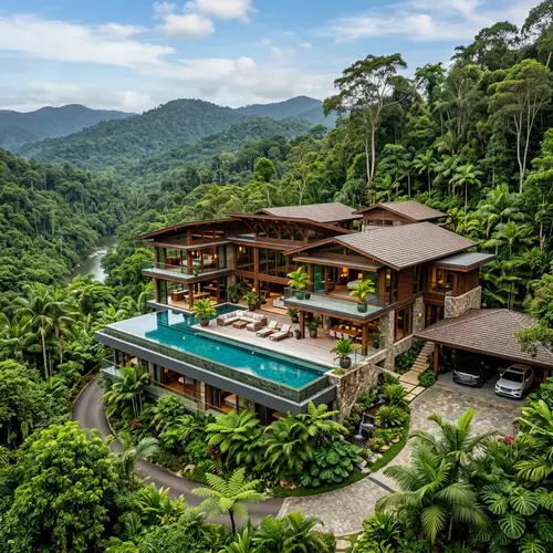 Luxury House in the Jungle: Unique Retreat
