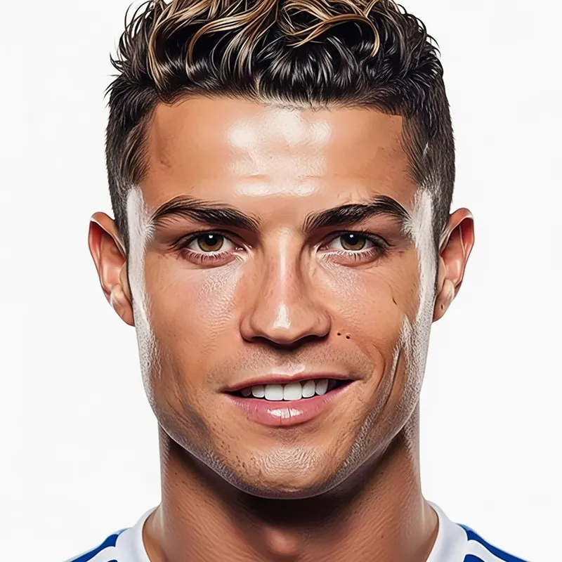 Hyper-Realistic Young Man Portrait: IShowSpeed & Ronaldo