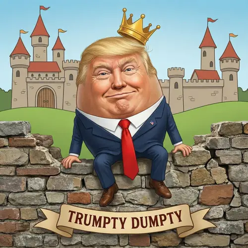 Humpty Dumpty Meets Trump: A Creative Mashup